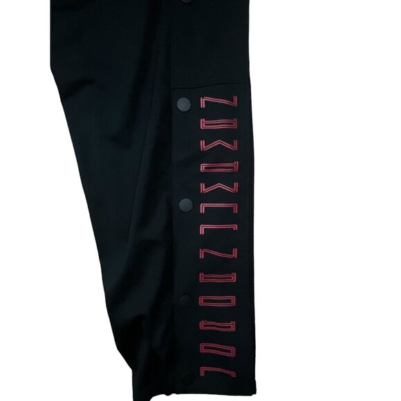 Air Jordan 11 Tear Away Basketball Pants Men LARGE Black Red AH1551 011 - Picture 6 of 7